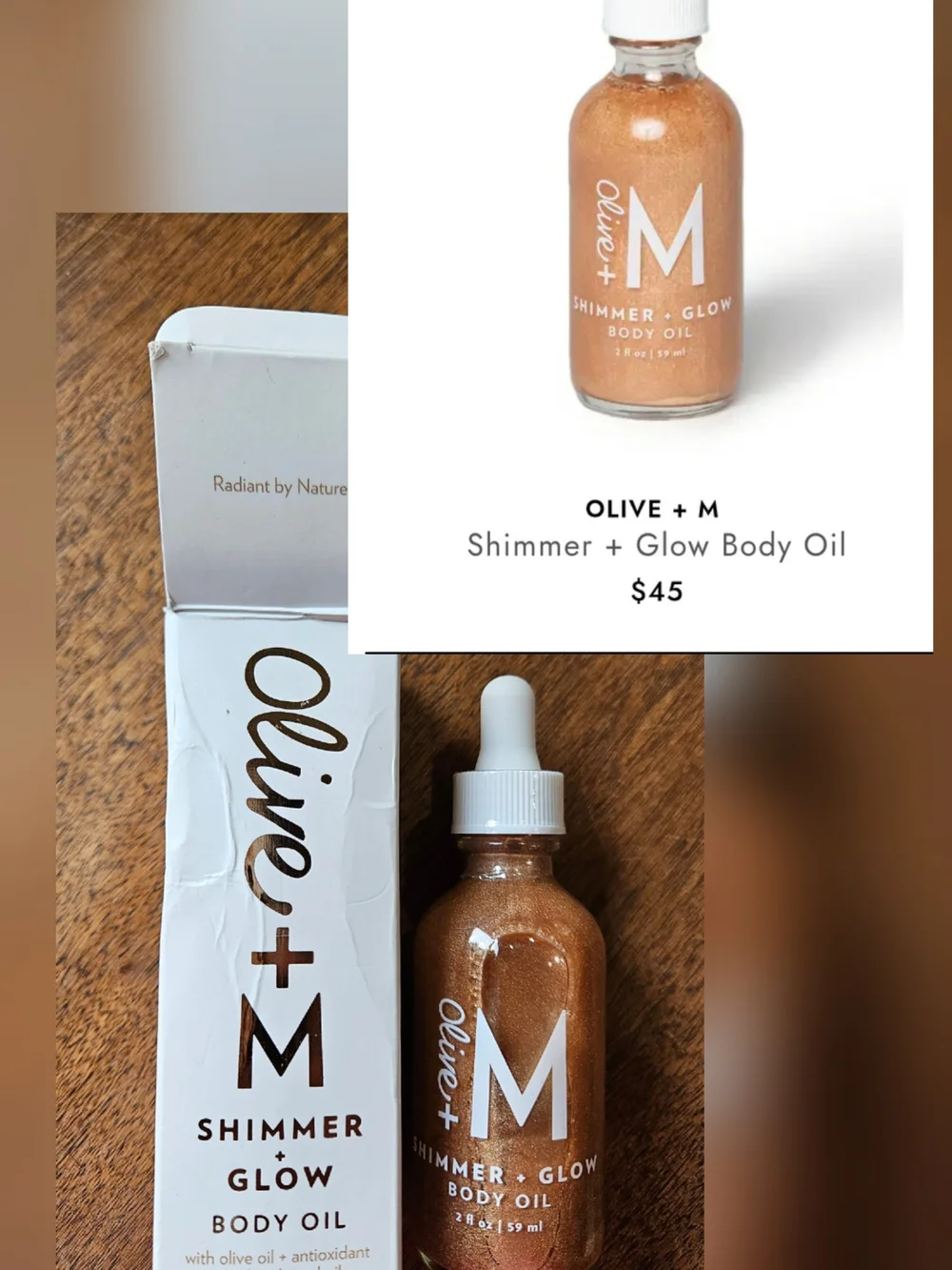 Shimmer + Glow Body Oil — Bronze